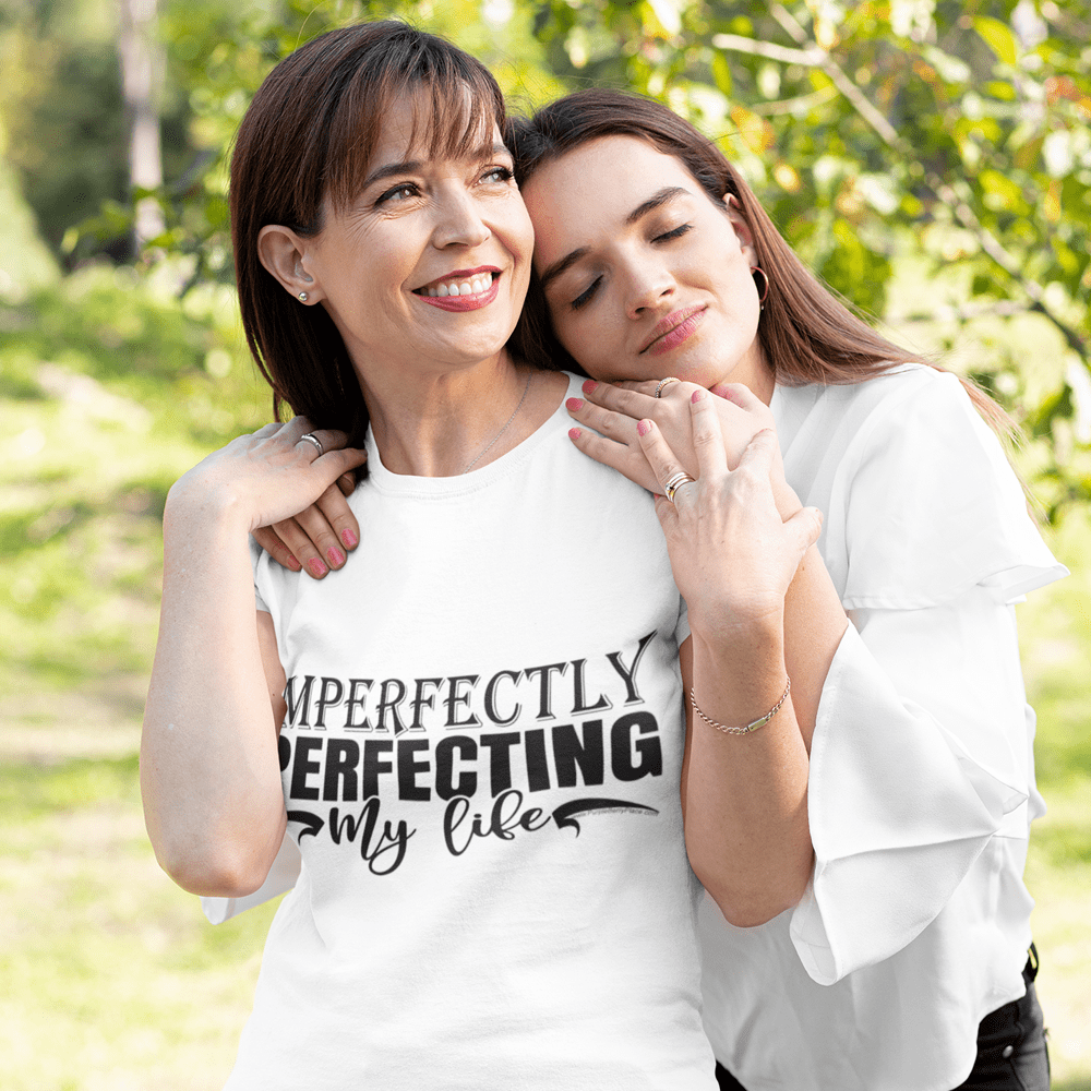 "Imperfectly Perfecting My Life" T-Shirt & BONUS Motivational Saying Set Download