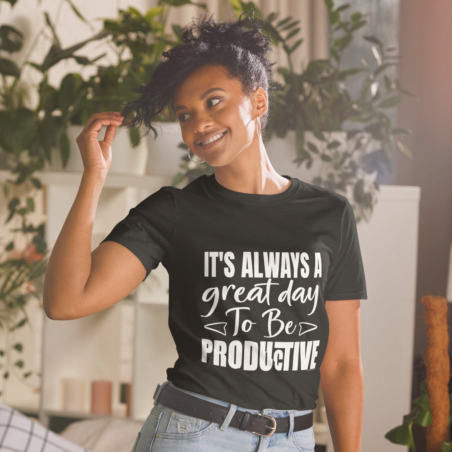 "It's Always a Great Day to be Productive" T-Shirt & BONUS Motivational Saying Set Download