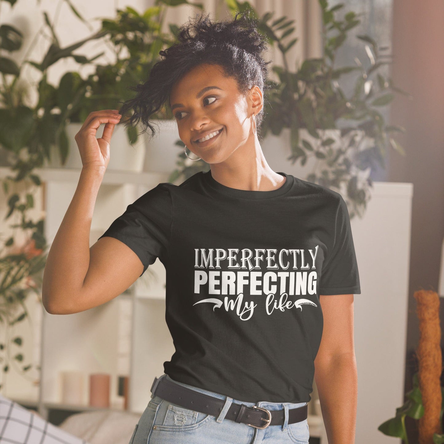 "Imperfectly Perfecting My Life" T-Shirt & BONUS Motivational Saying Set Download