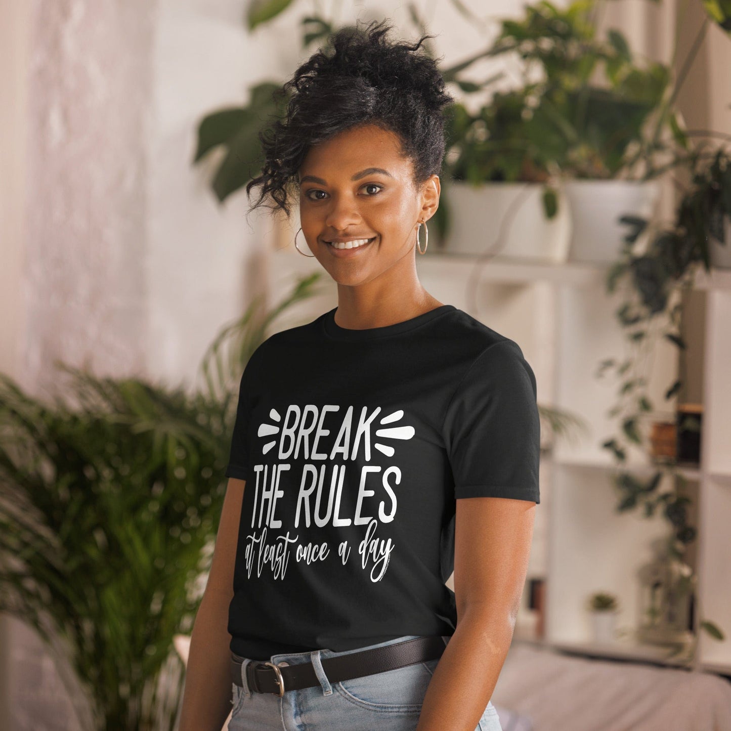 "Break the Rules at Least Once a Day" T-Shirt & BONUS Motivational Saying Set Download