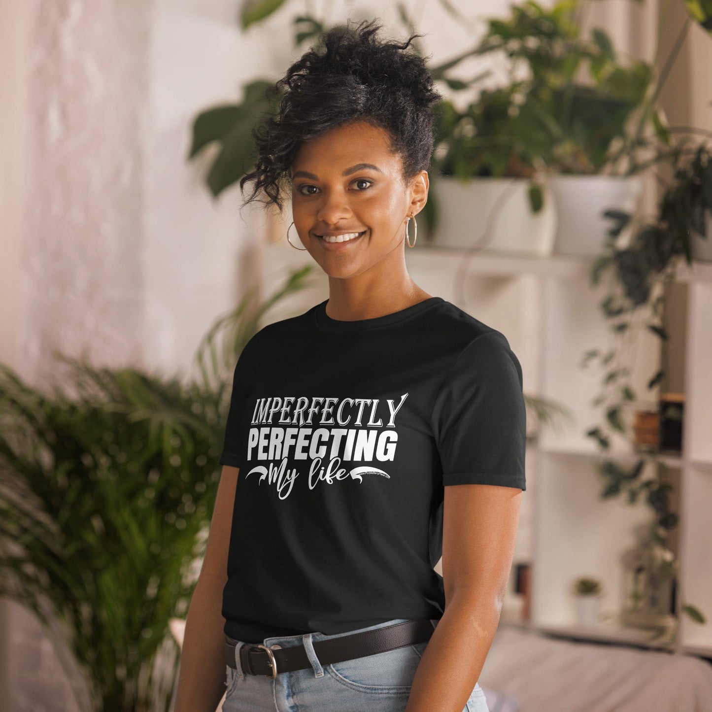 "Imperfectly Perfecting My Life" T-Shirt & BONUS Motivational Saying Set Download