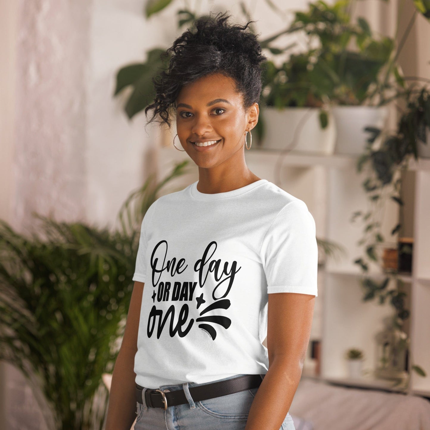"One Day or Day One" T-Shirt & BONUS Motivational Saying Set Download