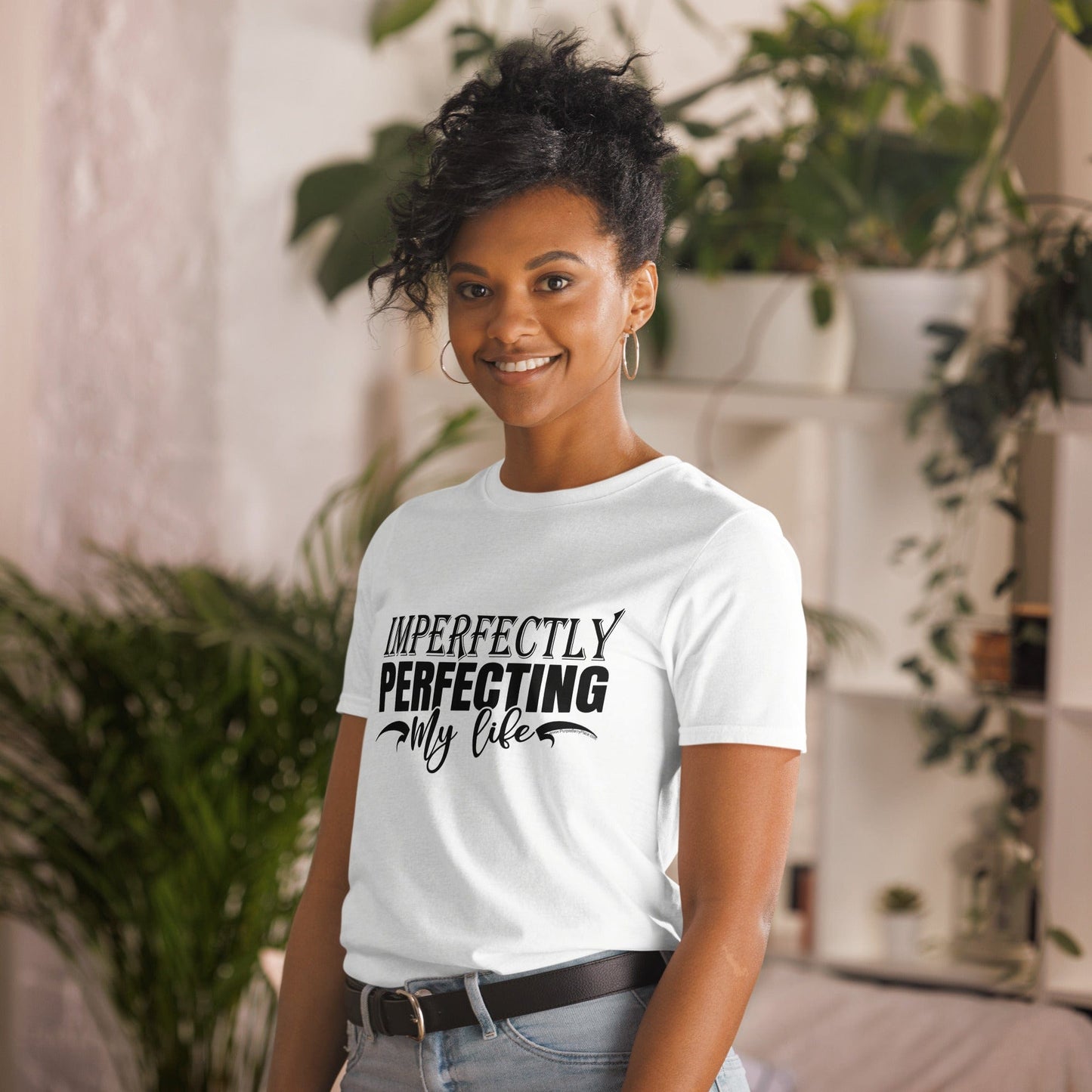 "Imperfectly Perfecting My Life" T-Shirt & BONUS Motivational Saying Set Download
