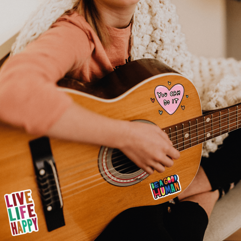 Sticker Variety Pack for Laptops, Guitars, Travel Cases, Water Bottles, Cars, Luggage, Bikes, Notebooks, Journals, and more